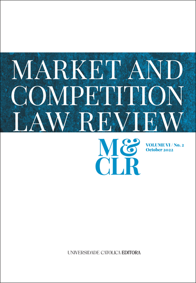 MARKET AND COMPETITION LAW REVIEW v.6 n. 2 - Universidade Católica Editora 