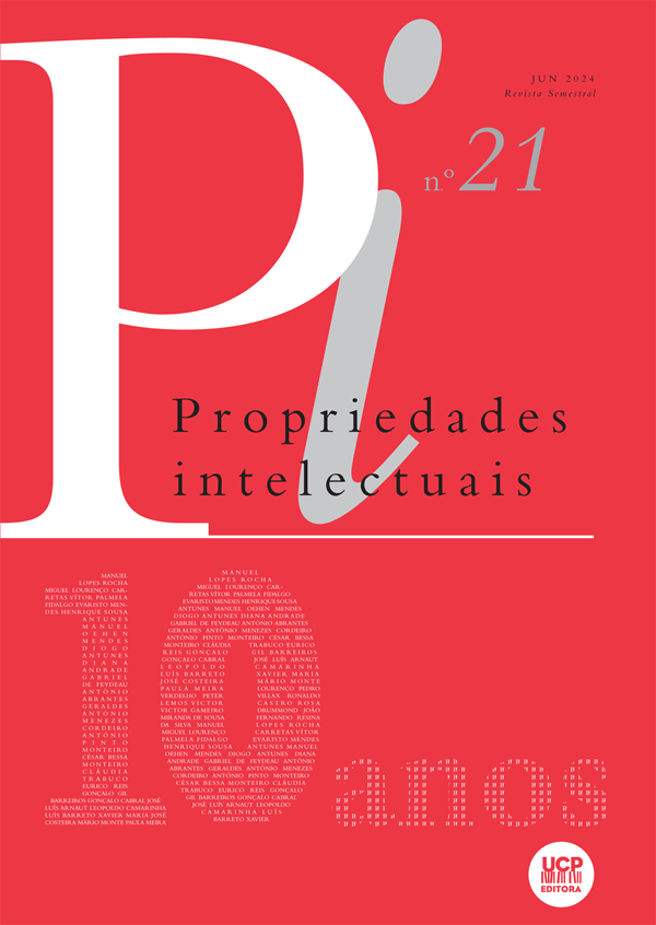 PROPRIEDADES INTELECTUAIS N. 21 (JUN. 2024) - UCP Editora