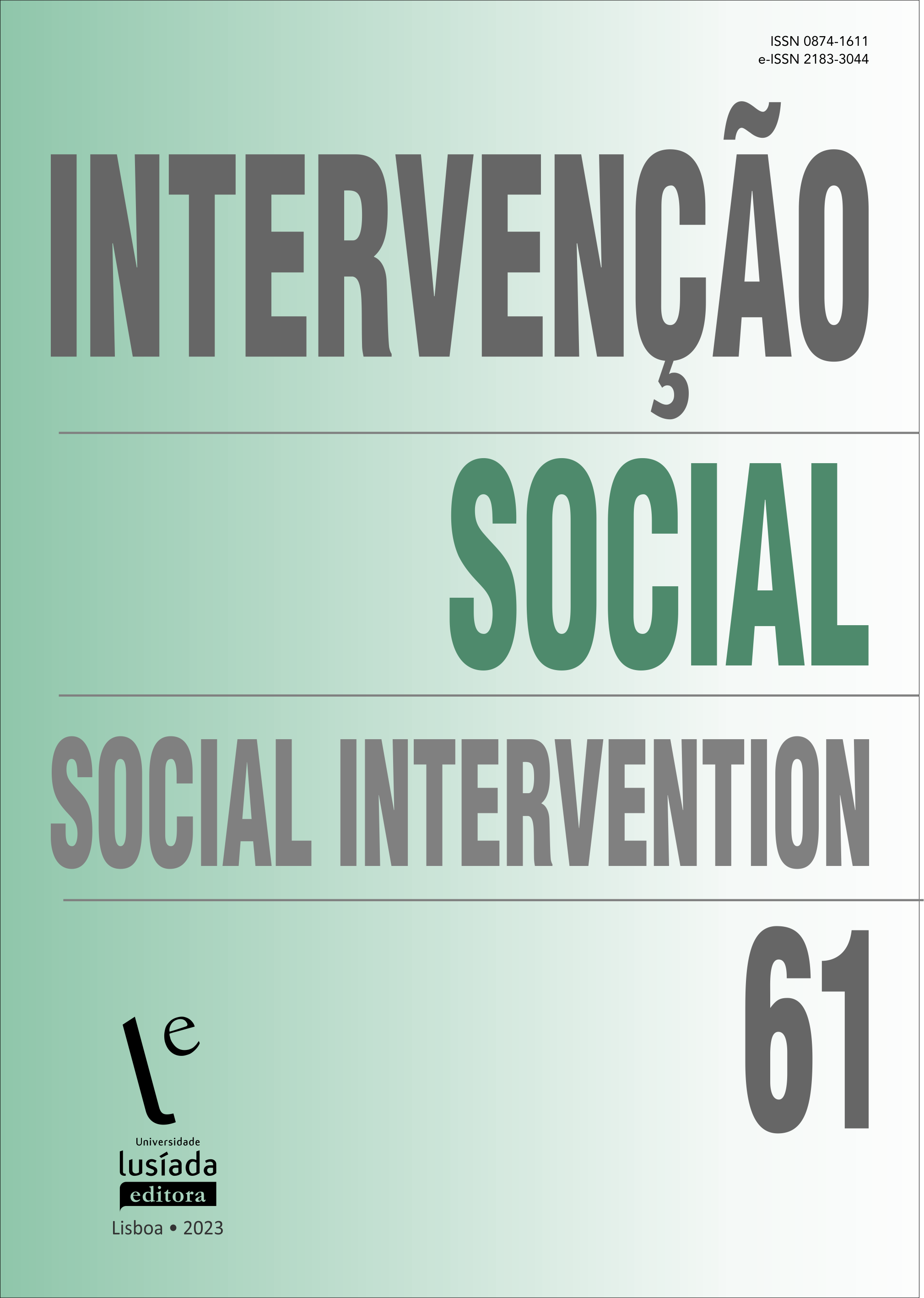 Intervenção Social, n.º 61 (2023) - Universidade Lusíada Editora