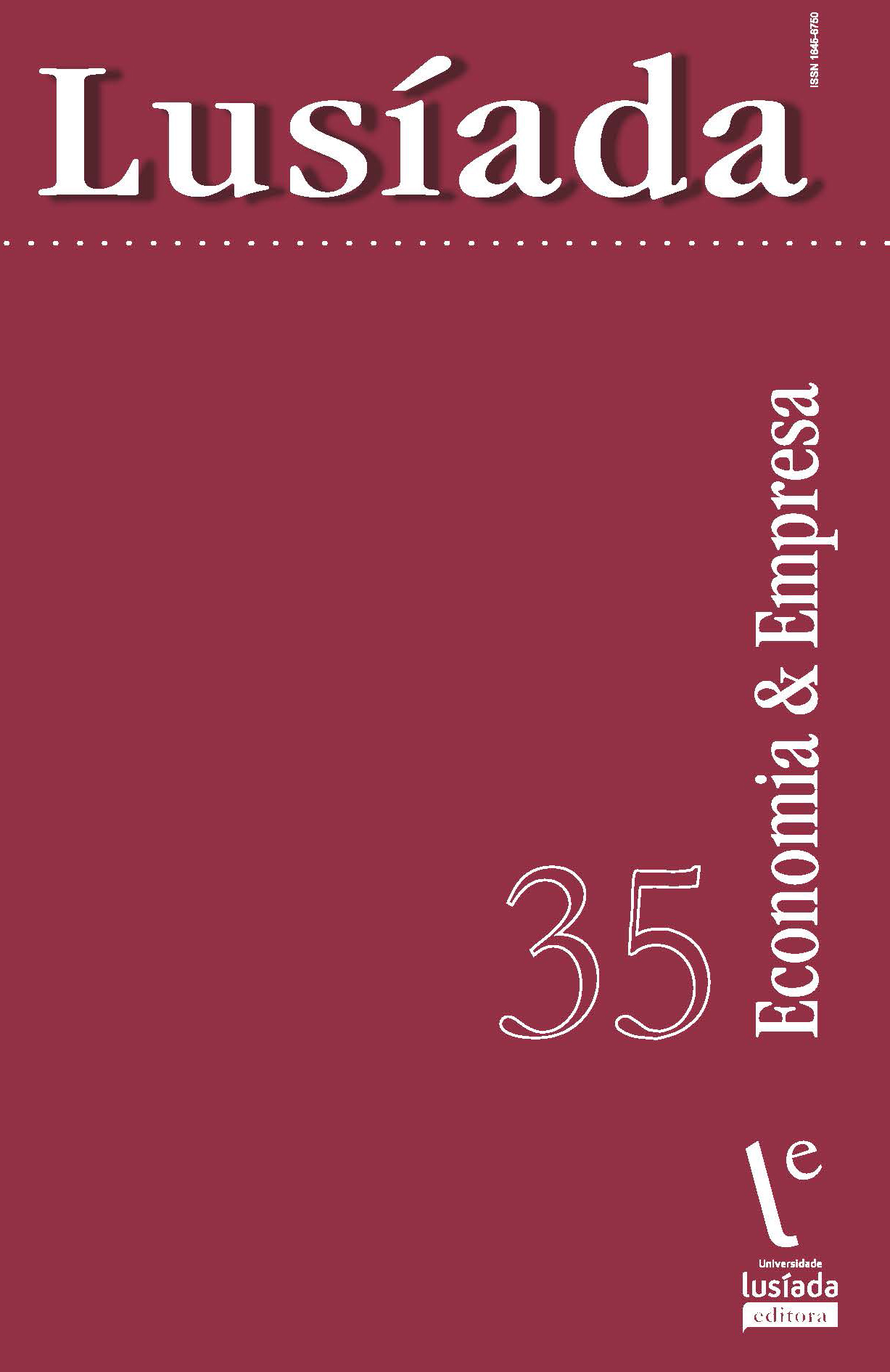 Lusíada. Economia & Empresa, n.º 35 (2023) - Universidade Lusíada Editora